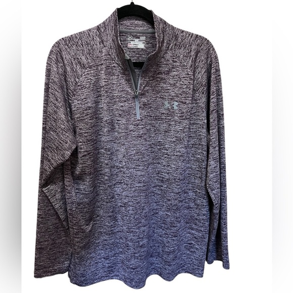 Awesome Heathered Purple Under Armour Loose Fit Pullover Large - Picture 1 of 4